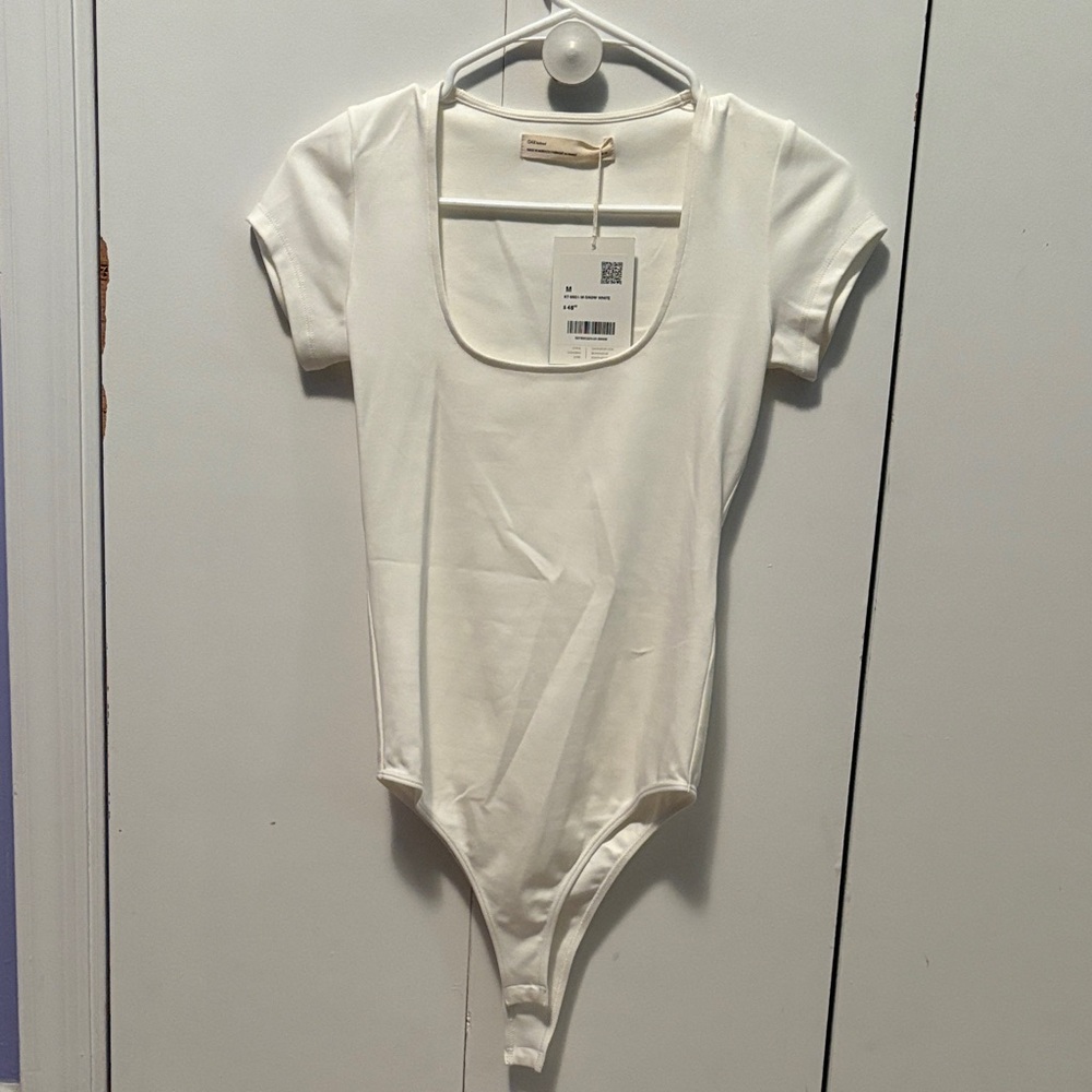OAK + FORT White Bodysuit